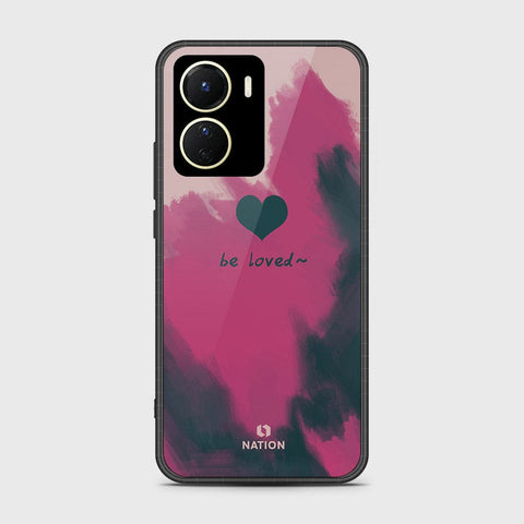 Vivo Y35 5G Cover- Onation Heart Series - HQ Ultra Shine Premium Infinity Glass Soft Silicon Borders Case