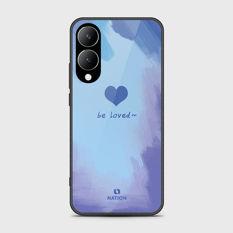 Vivo Y17s Cover- Onation Heart Series - HQ Ultra Shine Premium Infinity Glass Soft Silicon Borders Case