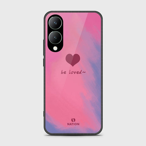 Vivo Y17s Cover- Onation Heart Series - HQ Ultra Shine Premium Infinity Glass Soft Silicon Borders Case