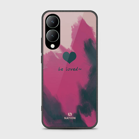 Vivo Y17s Cover- Onation Heart Series - HQ Ultra Shine Premium Infinity Glass Soft Silicon Borders Case