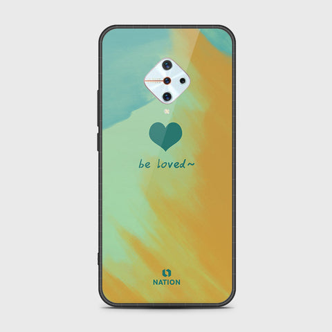 Vivo Y9s Cover- Onation Heart Series - HQ Ultra Shine Premium Infinity Glass Soft Silicon Borders Case