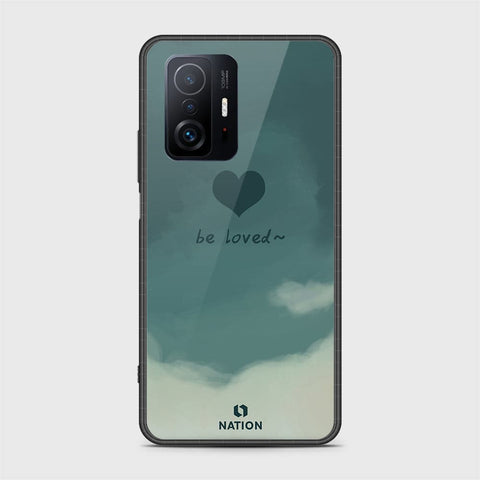 Xiaomi 11T Pro Cover- Onation Heart Series - HQ Ultra Shine Premium Infinity Glass Soft Silicon Borders Case