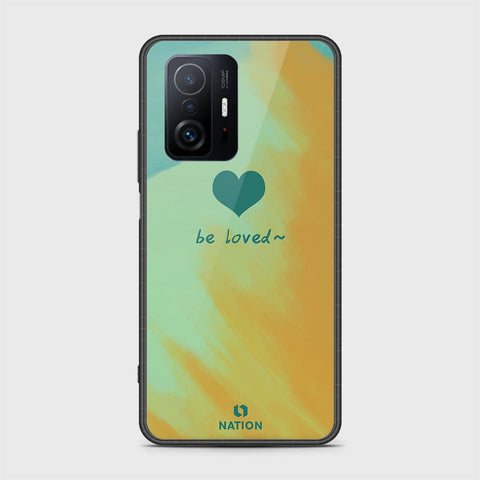 Xiaomi 11T Pro Cover- Onation Heart Series - HQ Ultra Shine Premium Infinity Glass Soft Silicon Borders Case