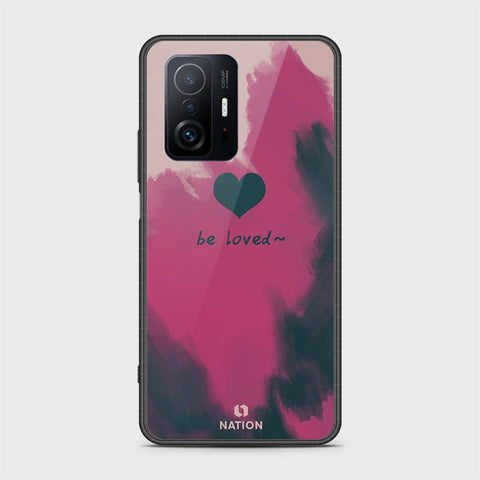 Xiaomi 11T Pro Cover- Onation Heart Series - HQ Ultra Shine Premium Infinity Glass Soft Silicon Borders Case