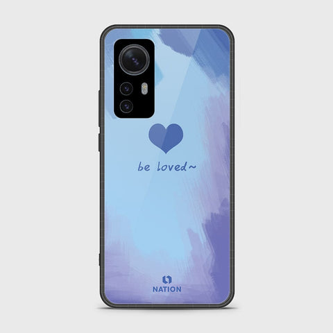 Xiaomi 12 Pro Cover- Onation Heart Series - HQ Ultra Shine Premium Infinity Glass Soft Silicon Borders Case