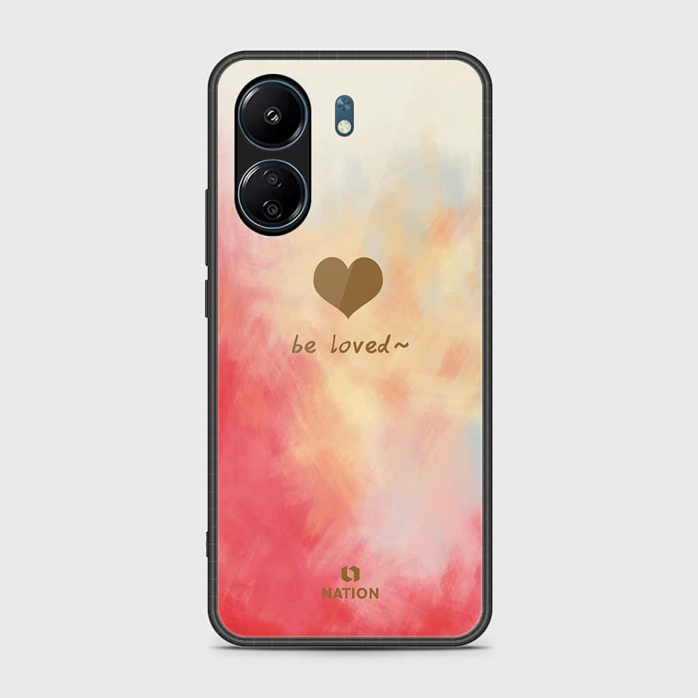 Xiaomi Poco C65 Cover- Onation Heart Series - HQ Ultra Shine Premium Infinity Glass Soft Silicon Borders Case