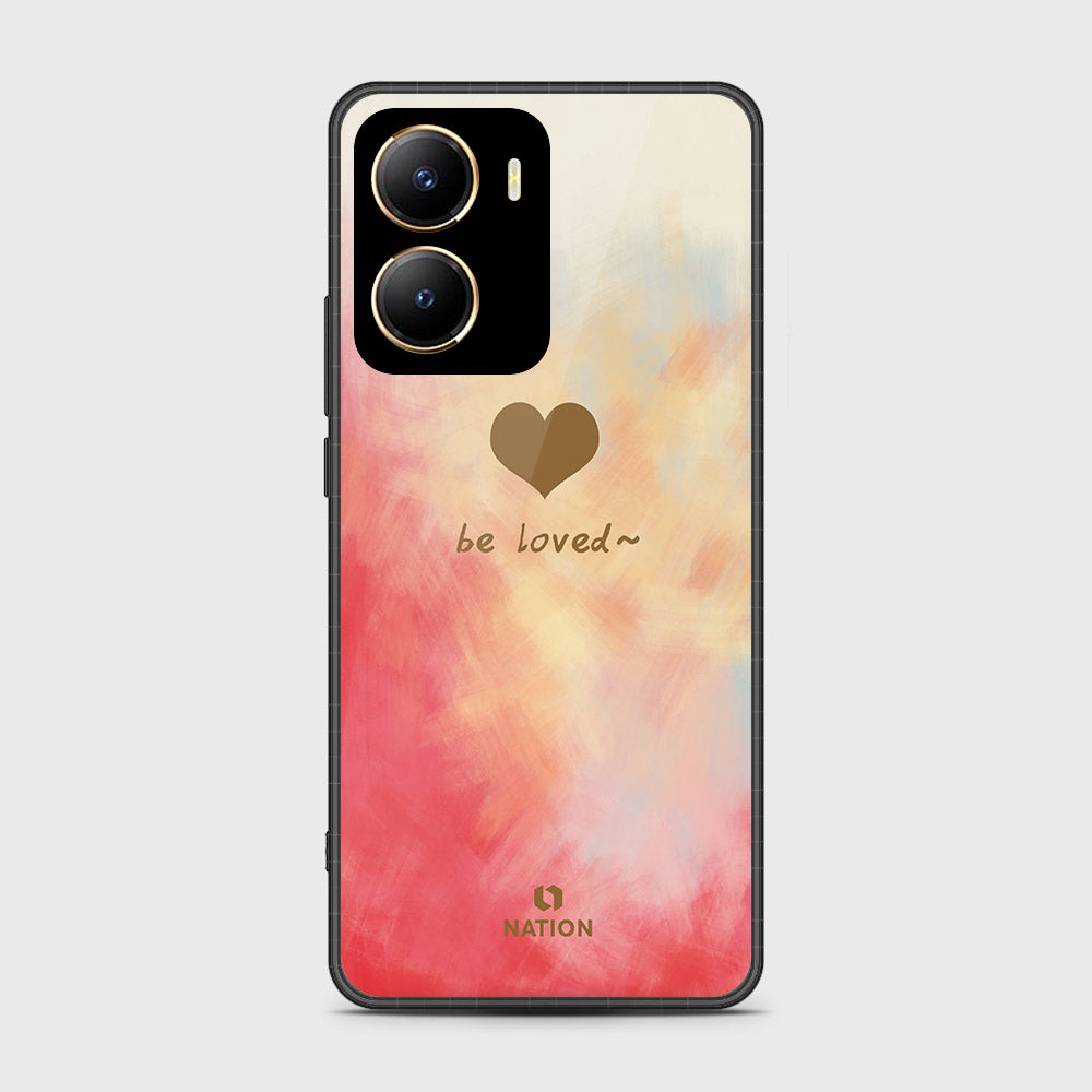 Vivo Y56 Cover- Onation Heart Series - HQ Ultra Shine Premium Infinity Glass Soft Silicon Borders Case