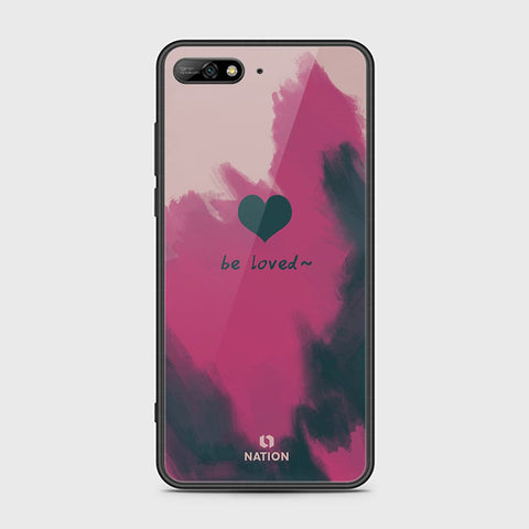 Honor 7A Cover - Onation Heart Series - HQ Ultra Shine Premium Infinity Glass Soft Silicon Borders Case