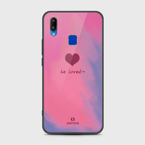 Vivo Y91i Cover- Onation Heart Series - HQ Ultra Shine Premium Infinity Glass Soft Silicon Borders Case