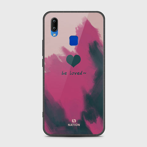 Vivo Y91i Cover- Onation Heart Series - HQ Ultra Shine Premium Infinity Glass Soft Silicon Borders Case