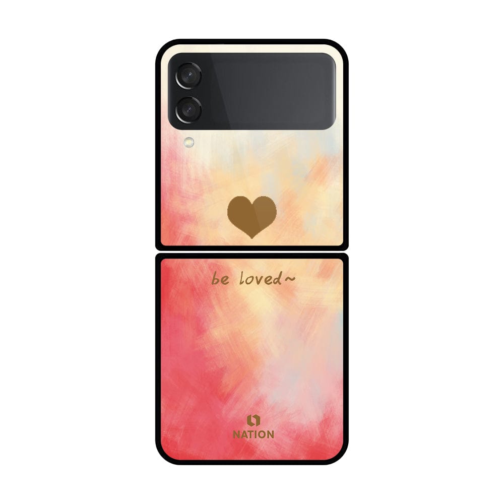 Samsung Galaxy Z Flip 3 5G Cover- Onation Heart Series - HQ Premium Shine Durable Shatterproof Case