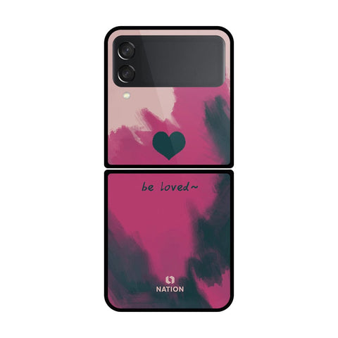 Samsung Galaxy Z Flip 3 5G Cover- Onation Heart Series - HQ Premium Shine Durable Shatterproof Case