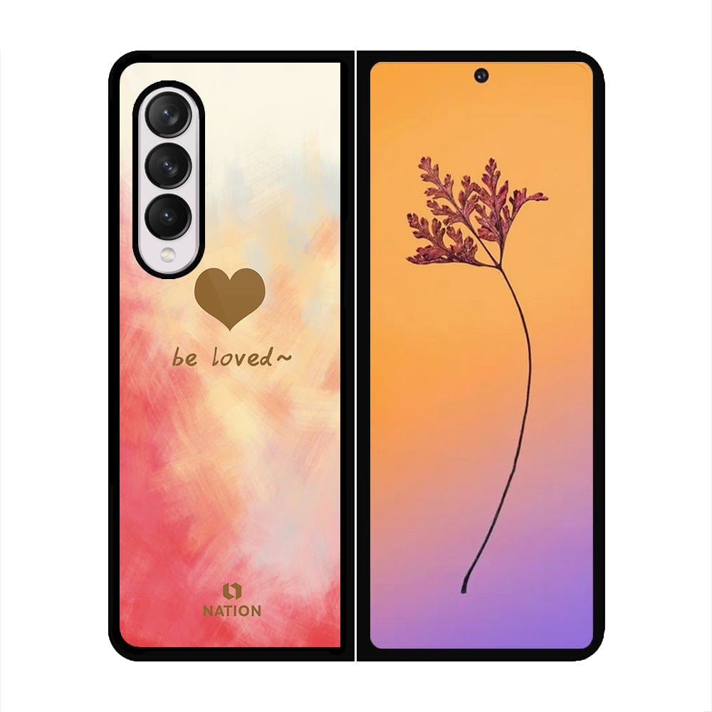 Samsung Galaxy Z Fold 4 5G Cover - Onation Heart Series - HQ Premium Shine Durable Shatterproof Case - Soft Silicon Borders