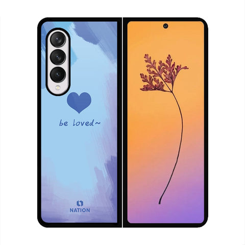 Samsung Galaxy Z Fold 4 5G Cover - Onation Heart Series - HQ Premium Shine Durable Shatterproof Case - Soft Silicon Borders