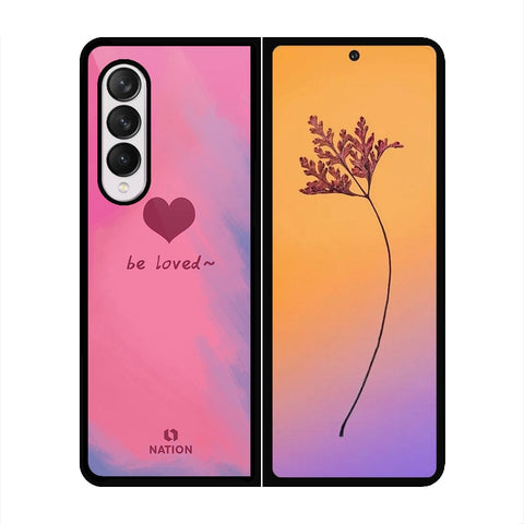 Samsung Galaxy Z Fold 4 5G Cover - Onation Heart Series - HQ Premium Shine Durable Shatterproof Case - Soft Silicon Borders