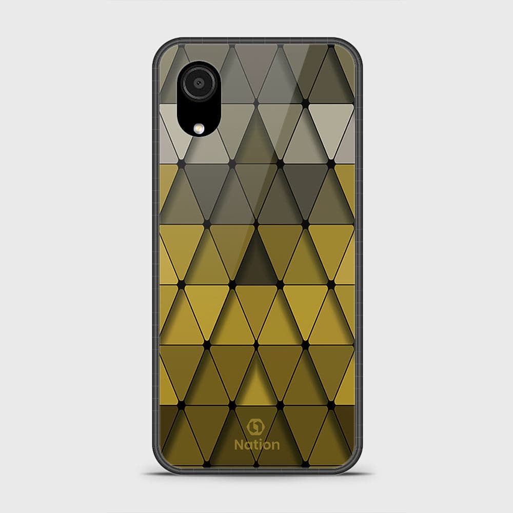 Samsung Galaxy A03 Core Cover - Onation Pyramid Series - HQ Ultra Shine Premium Infinity Glass Soft Silicon Borders Case