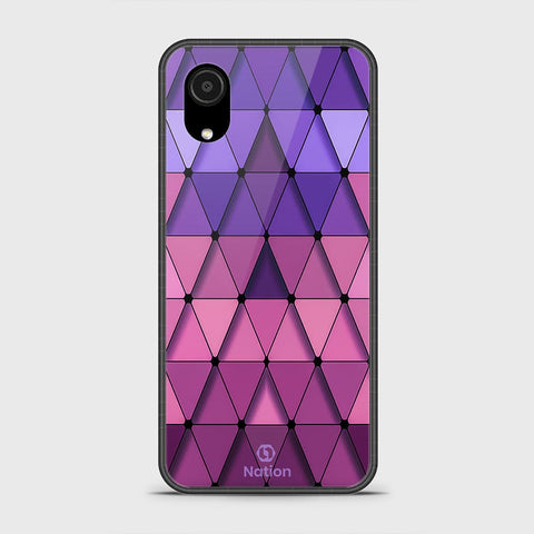 Samsung Galaxy A03 Core Cover - Onation Pyramid Series - HQ Ultra Shine Premium Infinity Glass Soft Silicon Borders Case