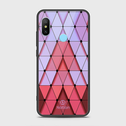 Xiaomi Mi A2 Lite Cover - Onation Pyramid Series - HQ Ultra Shine Premium Infinity Glass Soft Silicon Borders Case