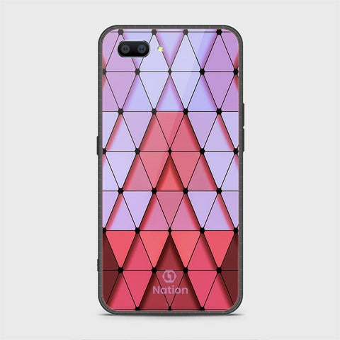 Realme C1 Cover - Onation Pyramid Series - HQ Ultra Shine Premium Infinity Glass Soft Silicon Borders Case