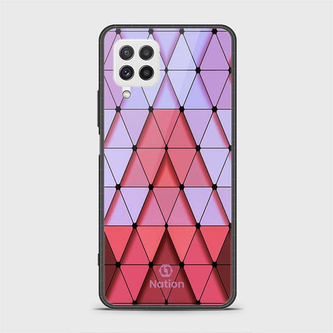 Samsung Galaxy M32 Cover - Onation Pyramid Series - HQ Ultra Shine Premium Infinity Glass Soft Silicon Borders Case