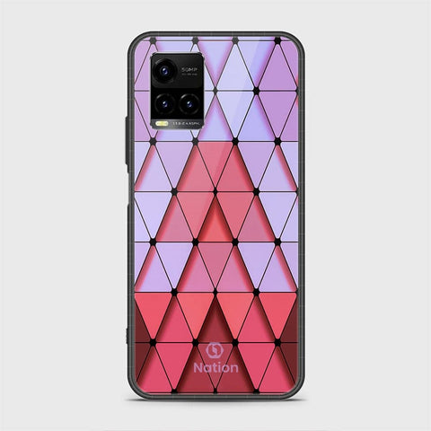 Vivo Y33T Cover - Onation Pyramid Series - HQ Ultra Shine Premium Infinity Glass Soft Silicon Borders Case