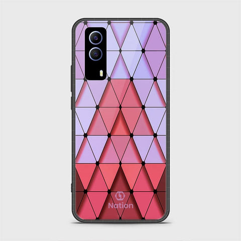 Vivo Y53s 5G Cover - Onation Pyramid Series - HQ Ultra Shine Premium Infinity Glass Soft Silicon Borders Case