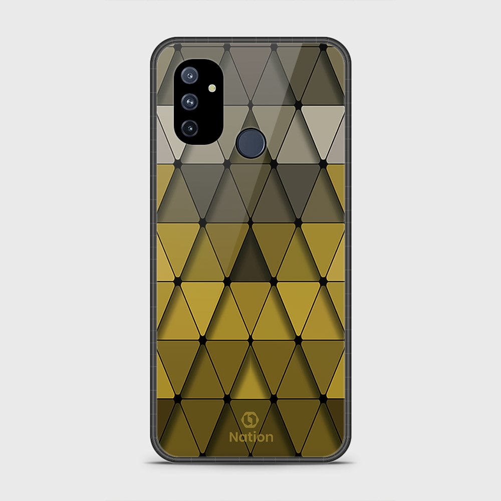 OnePlus Nord N100 Cover- Onation Pyramid Series - HQ Ultra Shine Premium Infinity Glass Soft Silicon Borders Case