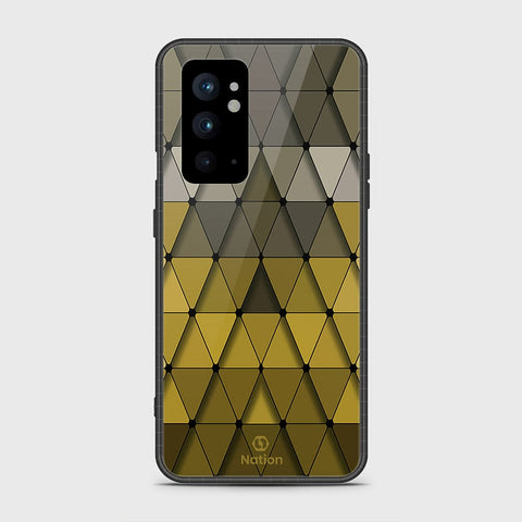 OnePlus 9RT 5G Cover- Onation Pyramid Series - HQ Ultra Shine Premium Infinity Glass Soft Silicon Borders Case