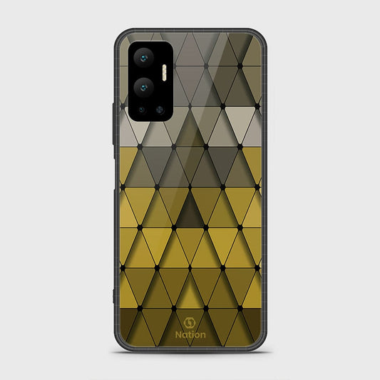 Infinix Hot 12 Cover- Onation Pyramid Series - HQ Ultra Shine Premium Infinity Glass Soft Silicon Borders Case