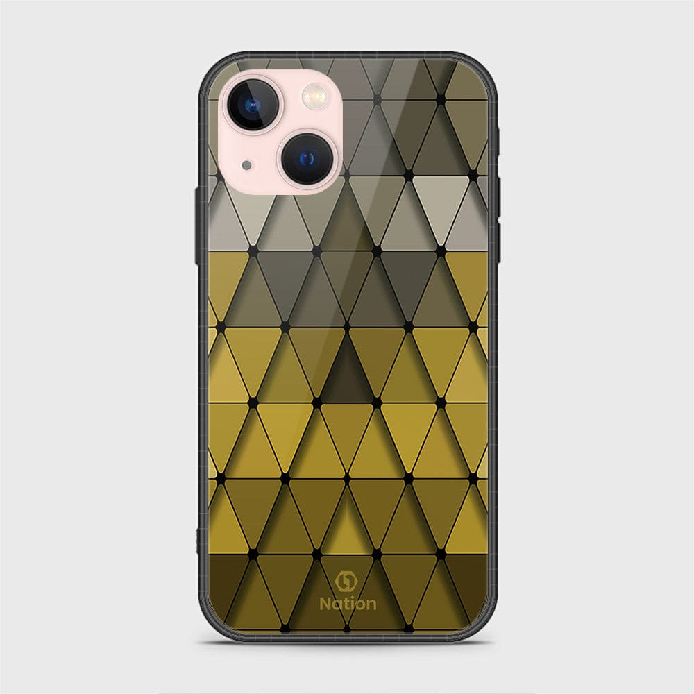 iPhone 14 Plus Cover- Onation Pyramid Series - HQ Ultra Shine Premium Infinity Glass Soft Silicon Borders Case