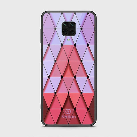 Xiaomi Poco M2 Pro Cover - ONation Pyramid Series - HQ Ultra Shine Premium Infinity Glass Soft Silicon Borders Case