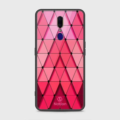 Oppo A9 Cover - Onation Pyramid Series - HQ Ultra Shine Premium Infinity Glass Soft Silicon Borders Case