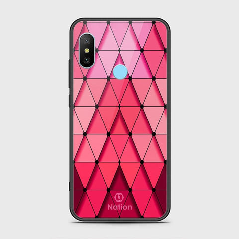 Xiaomi Mi A2 Lite Cover - Onation Pyramid Series - HQ Ultra Shine Premium Infinity Glass Soft Silicon Borders Case