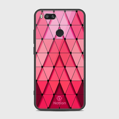 Xiaomi Mi A1 Cover - Onation Pyramid Series - HQ Ultra Shine Premium Infinity Glass Soft Silicon Borders Case