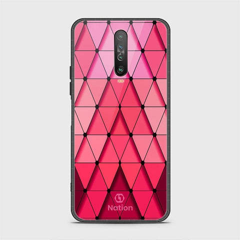 Xiaomi Poco X2 Cover - ONation Pyramid Series - HQ Ultra Shine Premium Infinity Glass Soft Silicon Borders Case