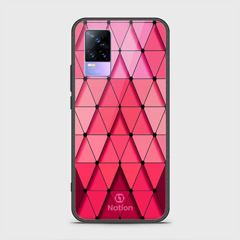 Vivo Y73 Cover - Onation Pyramid Series - HQ Ultra Shine Premium Infinity Glass Soft Silicon Borders Case