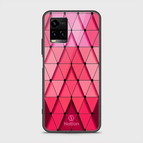 Vivo Y33T Cover - Onation Pyramid Series - HQ Ultra Shine Premium Infinity Glass Soft Silicon Borders Case