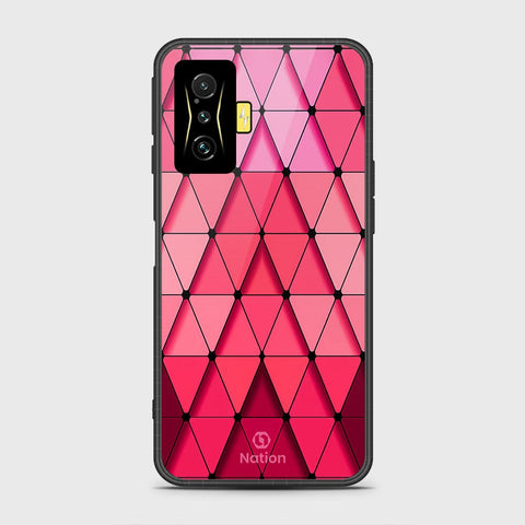 Xiaomi Poco F4 GT Cover- Onation Pyramid Series - HQ Ultra Shine Premium Infinity Glass Soft Silicon Borders Case