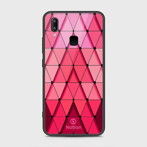 Vivo Y85 Cover - ONation Pyramid Series - HQ Ultra Shine Premium Infinity Glass Soft Silicon Borders Case