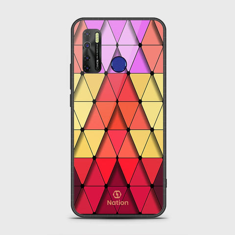 Tecno Spark 5 Cover- Onation Pyramid Series - HQ Ultra Shine Premium Infinity Glass Soft Silicon Borders Case