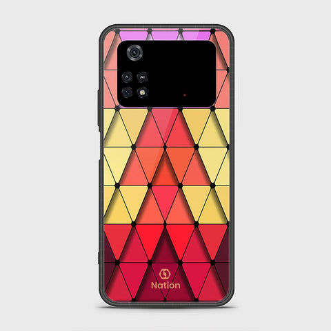 Xiaomi Poco M4 Pro 4G Cover- Onation Pyramid Series - HQ Ultra Shine Premium Infinity Glass Soft Silicon Borders Case