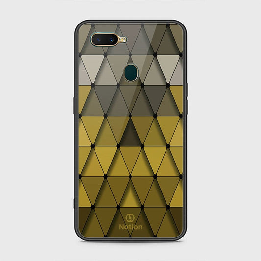Oppo A11k Cover - Onation Pyramid Series - HQ Ultra Shine Premium Infinity Glass Soft Silicon Borders Case