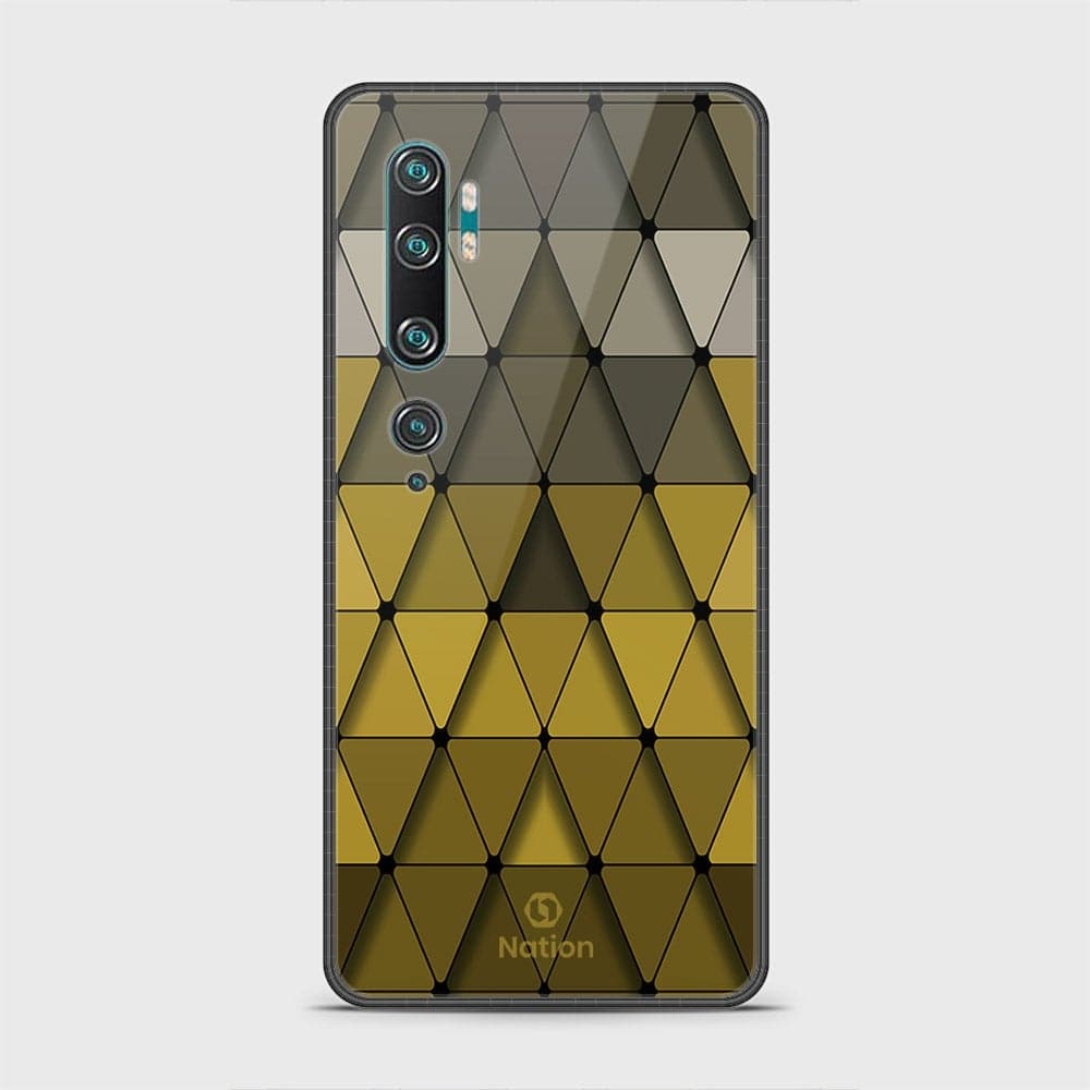 Xiaomi Mi Note 10 Pro Cover - Onation Pyramid Series - HQ Ultra Shine Premium Infinity Glass Soft Silicon Borders Case