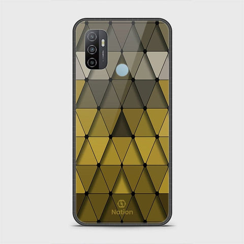 Oppo A53s Cover - Onation Pyramid Series - HQ Ultra Shine Premium Infinity Glass Soft Silicon Borders Case