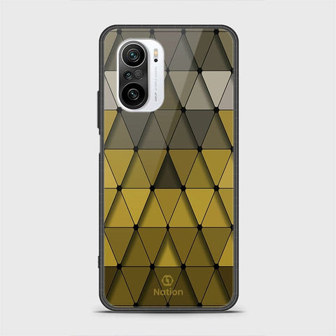 Xiaomi Poco F3 Cover - Onation Pyramid Series - HQ Ultra Shine Premium Infinity Glass Soft Silicon Borders Case