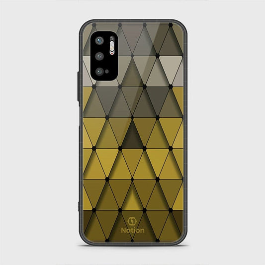 Xiaomi Redmi Note 10 5G Cover - Onation Pyramid Series - HQ Ultra Shine Premium Infinity Glass Soft Silicon Borders Case