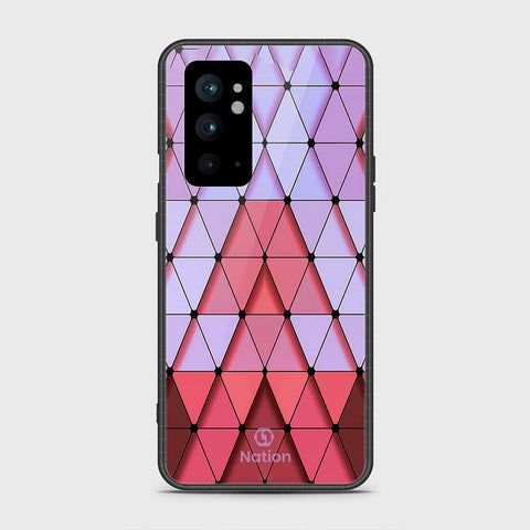 OnePlus 9RT 5G Cover- Onation Pyramid Series - HQ Ultra Shine Premium Infinity Glass Soft Silicon Borders Case