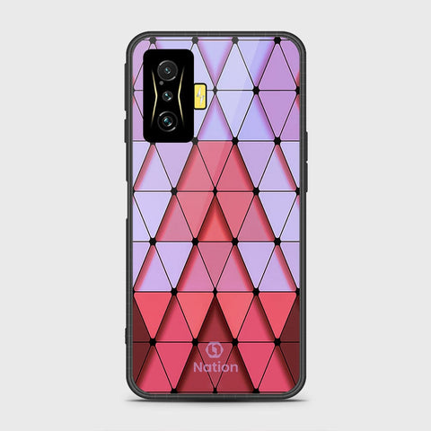 Xiaomi Poco F4 GT Cover- Onation Pyramid Series - HQ Ultra Shine Premium Infinity Glass Soft Silicon Borders Case