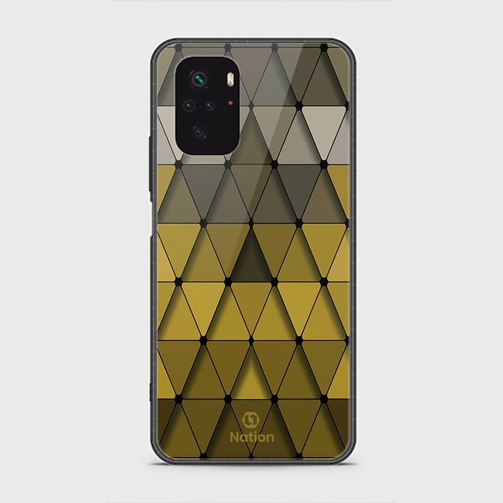 Xiaomi Redmi Note 10s Cover - ONation Pyramid Series - HQ Ultra Shine Premium Infinity Glass Soft Silicon Borders Case