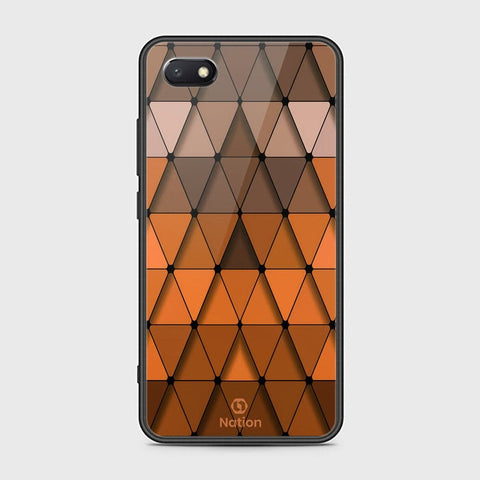 Honor 7S Cover - ONation Pyramid Series - HQ Ultra Shine Premium Infinity Glass Soft Silicon Borders Case